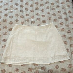 PRINCESS POLLY SELBY WHITE SKIRT